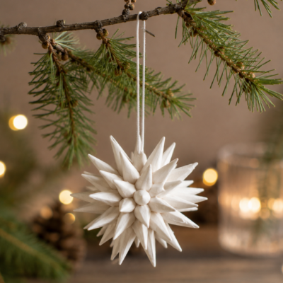 Handgefertigter Weihnachtsstern | 8 cm