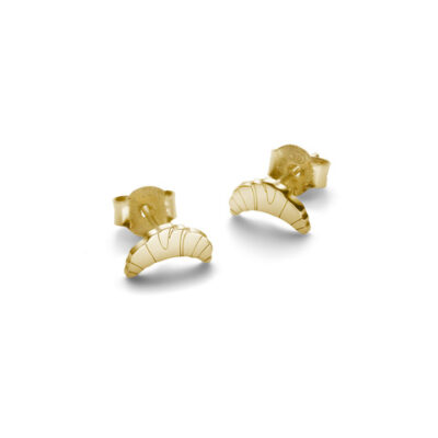 Ohrringe Croissant - gold