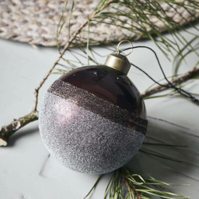 Weihnachtskugel Bordeaux von House Doctor