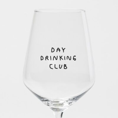 "Day Drinking Club" | Weinglas