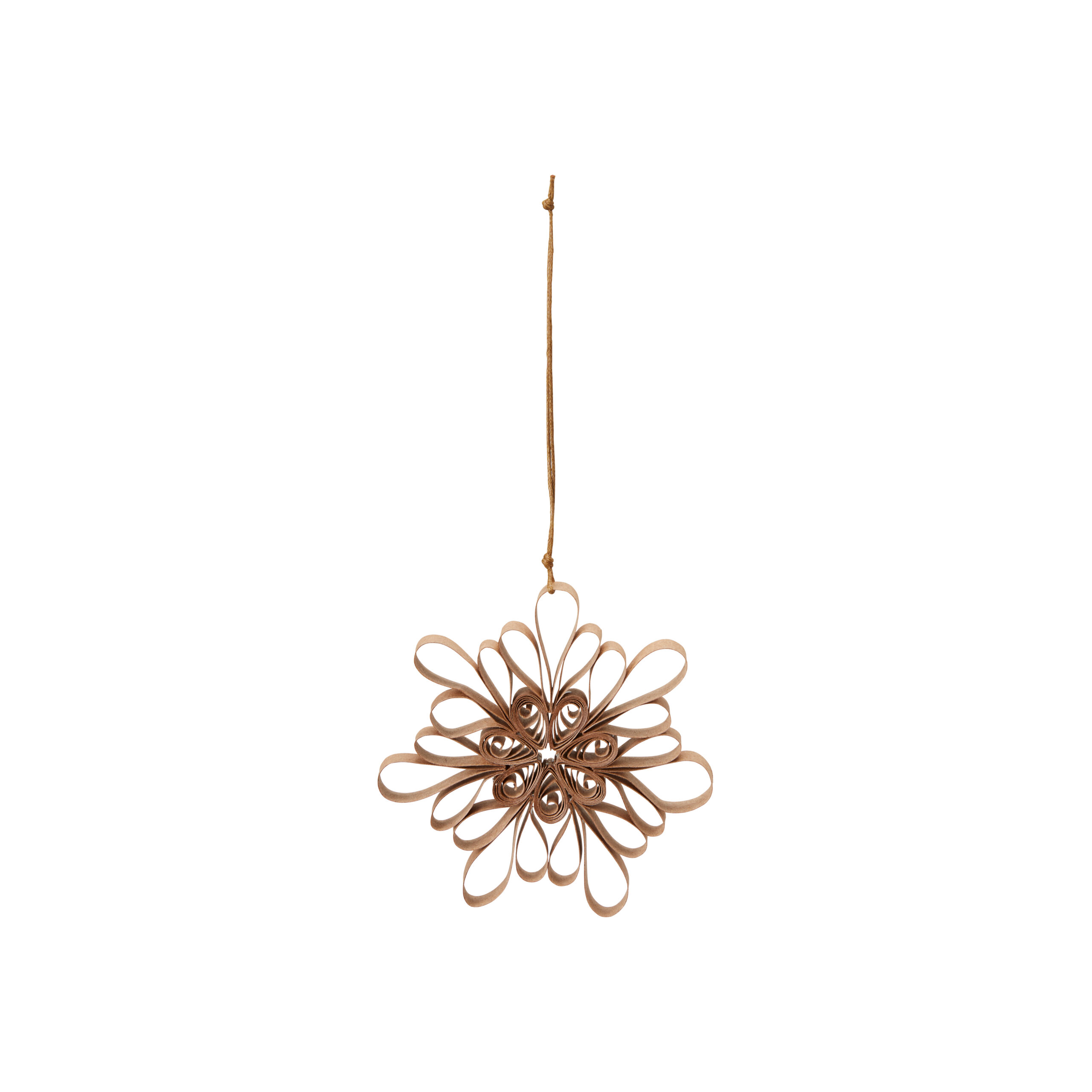Weihnachtsanhänger SPARKLE halv | braun | Papier
