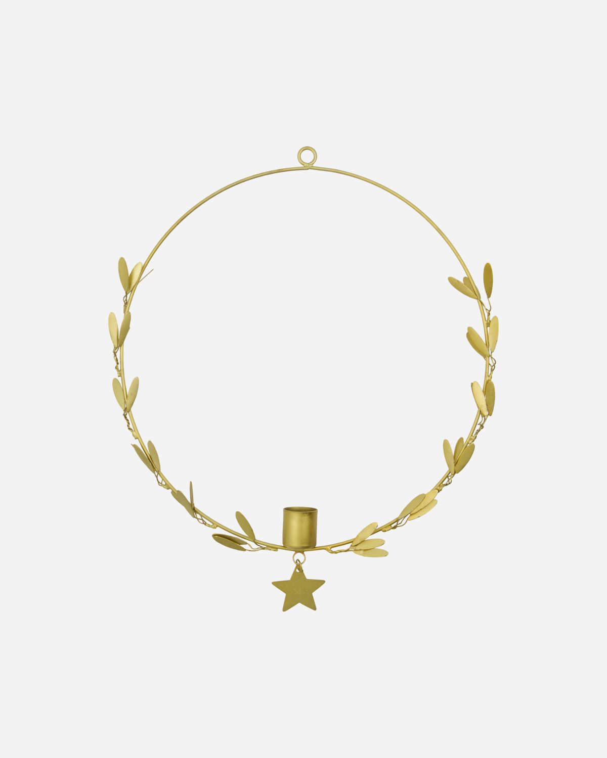 Kerzenhalter Mistel | Small | Messingfinish | House Doctor