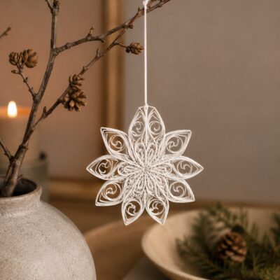Weihnachtsanhänger | Nordic white | Papier