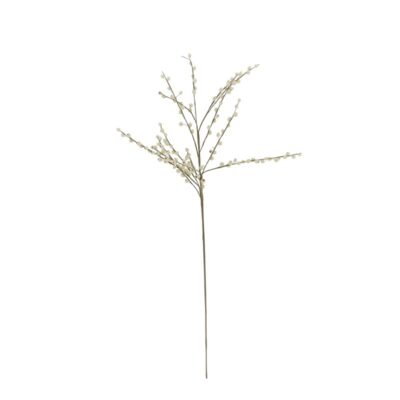 Zweig "Schneebeere | Weiß | 50cm