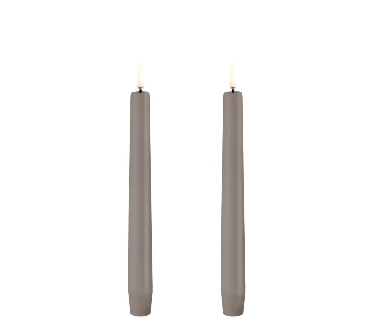 Piffany Copenhagen – UYUNI Lighting - LED Stabkerze Größe "M" im Doppelpack - Sandstone
