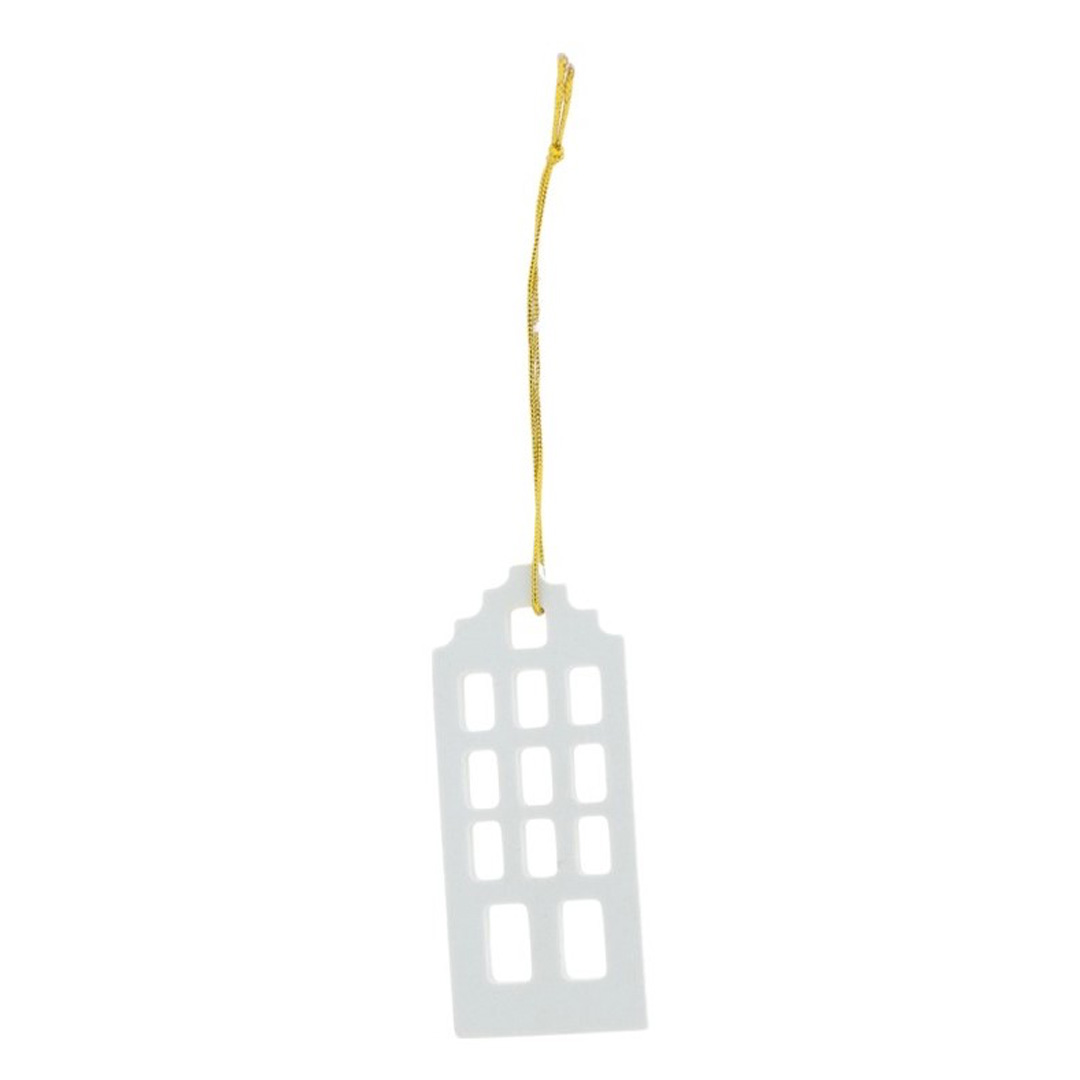 Anhänger Haus 2 | Weiß | 7cm