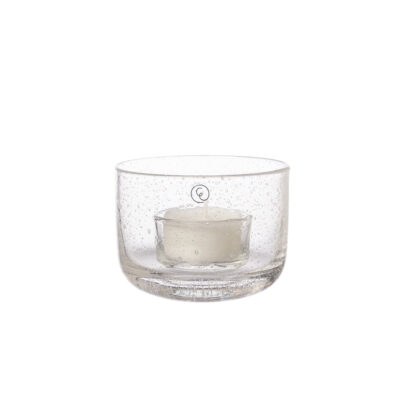 Kerzenlaterne aus Glas | D8cm H6cm | ERNST