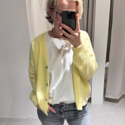 Alpaka Jäckchen | Butterfly Yellow