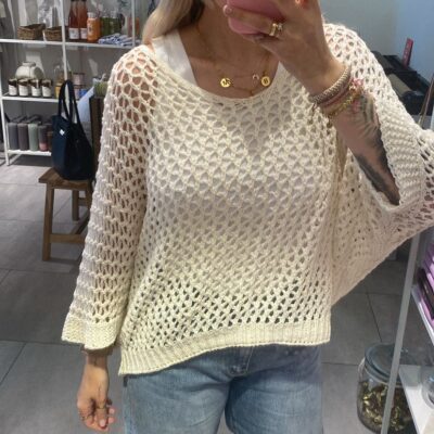 Strickpullover | Coastal Knit | Off White