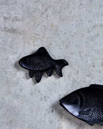 Wanddeko FISH | Small | schwarzes Aluminium | House Doctor – Bild 2