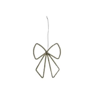 TineK Home Glitzerschleife Silber | 15×12cm