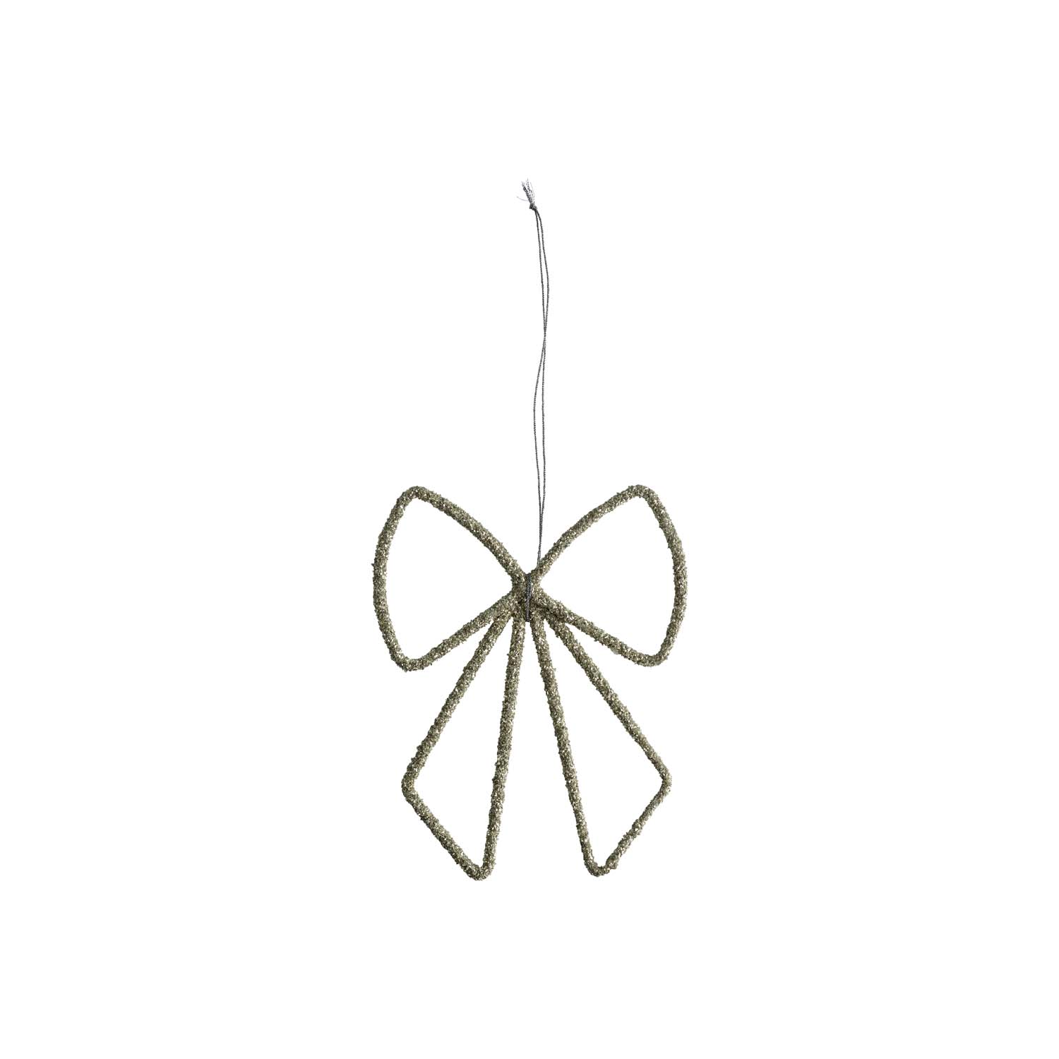 TineK Home Glitzerschleife Silber | 15×12cm