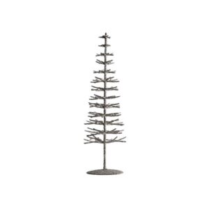 Weihnachtsbaum |  Eisen und Glitter |Silber | 30 cm