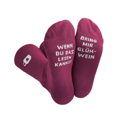 ...Glühwein | Coole Socke | Größe 41-45