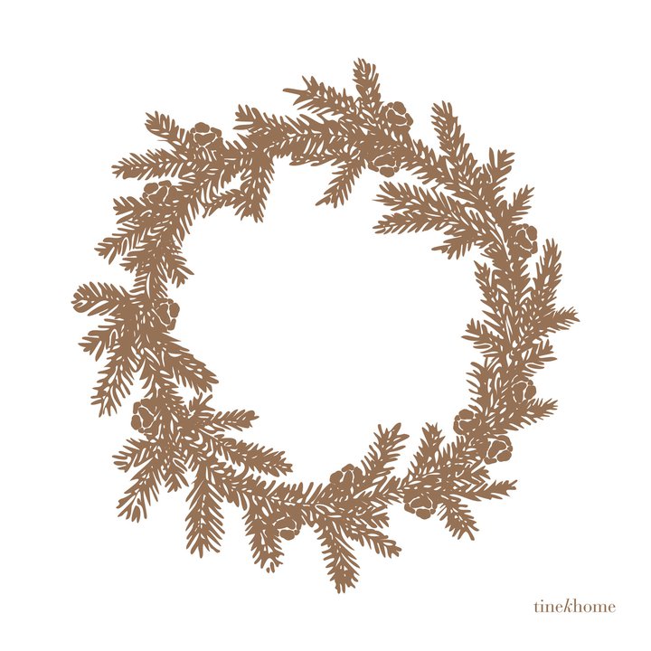 Papierservietten | Tine K Home | Karamel | 50 Stck.