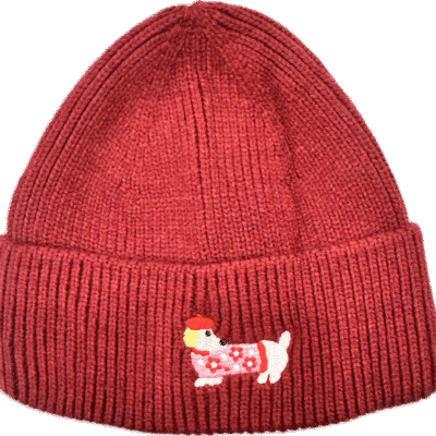 Mütze Dackel | Burgund