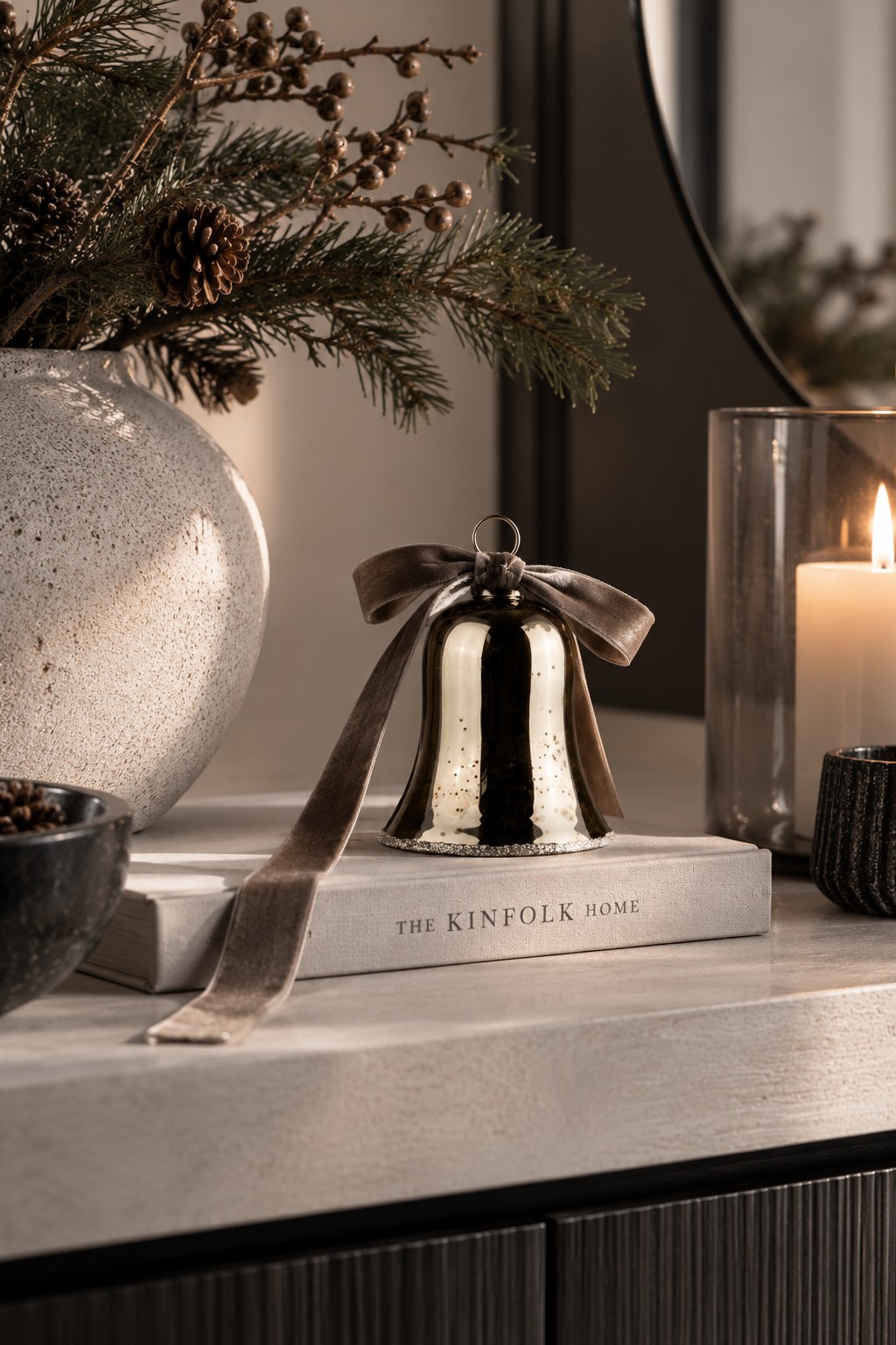 Weihnachtsglocke | Glas | TineK | H 12cm