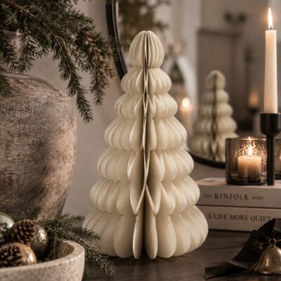 Papierbaum SNOWY | Weiss | 30cm