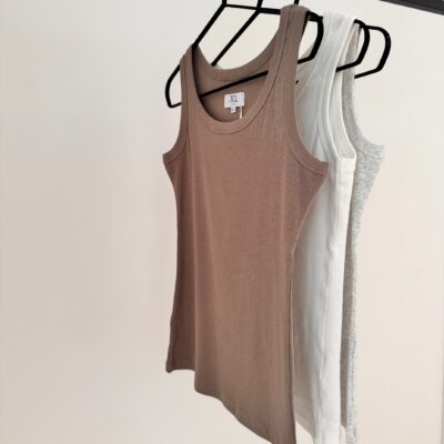 Ripp Tanktop Basic | Schlamm