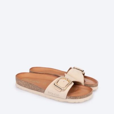 Pantolette Sahara | light beige