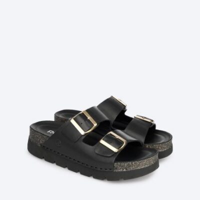 Pantolette Latina | Schwarz