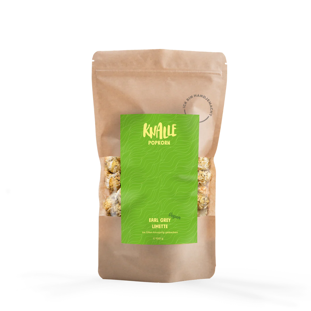 Popcorn | Earl Grey Limette - vegan & saisonal