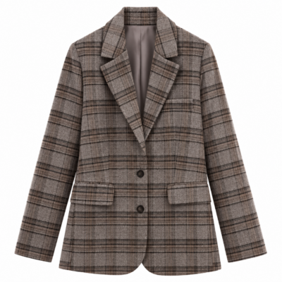 Blazer Oslo | Braun Grau