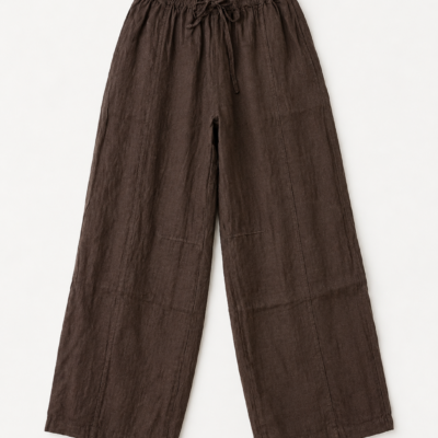 Leinenhose Mokka