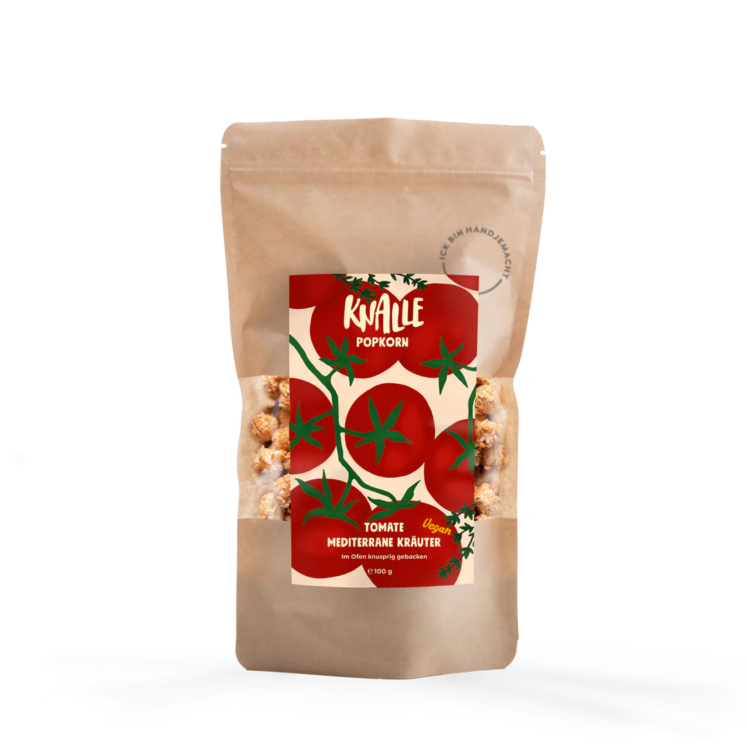 Popcorn | Tomate Mediterrane Kräuter - vegan & saisonal