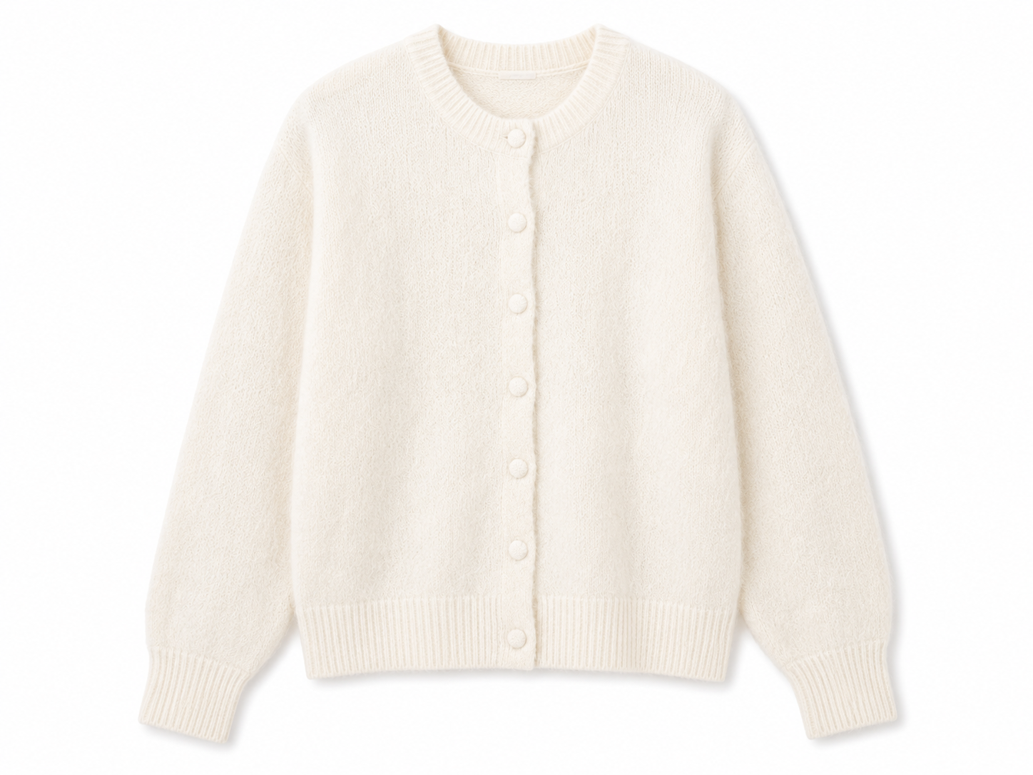 The Signature Cardigan | Creme