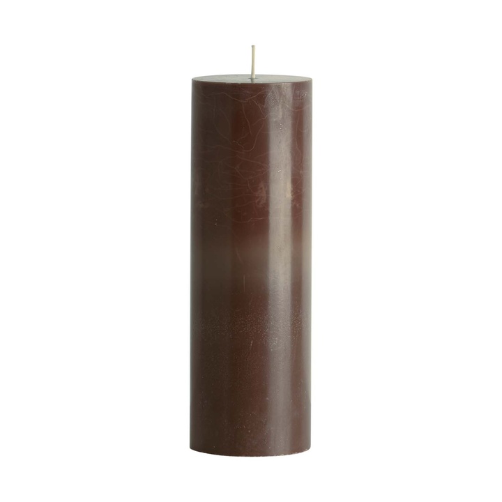 TineK Home Stumpenkerze | Haselnuss | H20cm