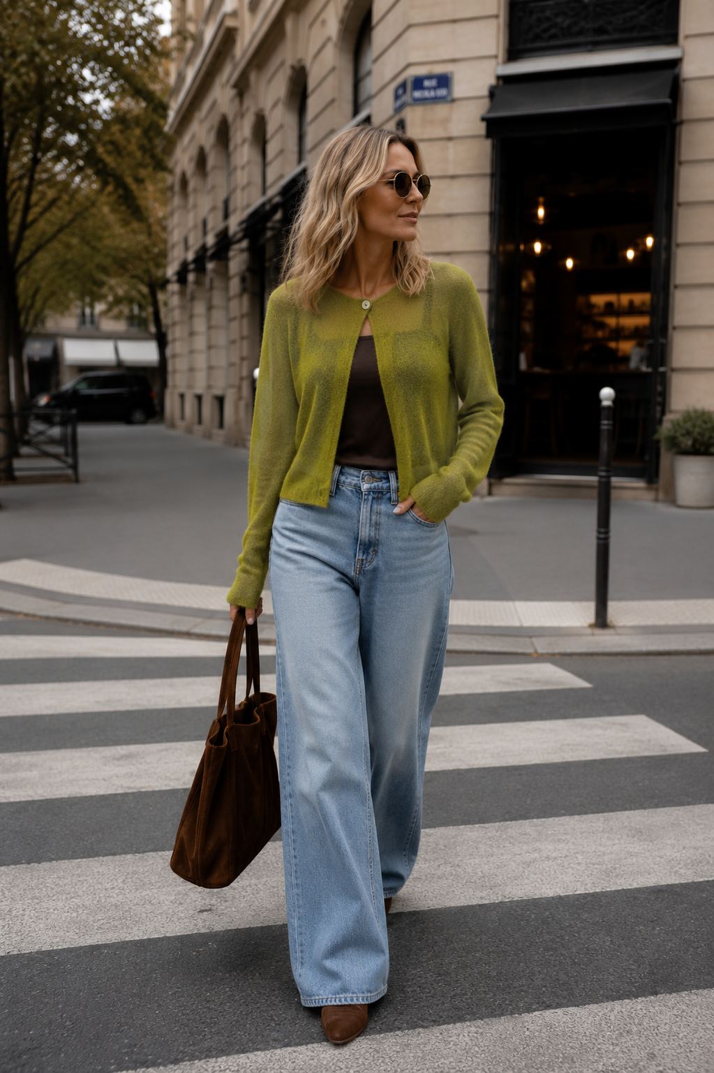 Alpaka Cardigan Lykke | Pistazie