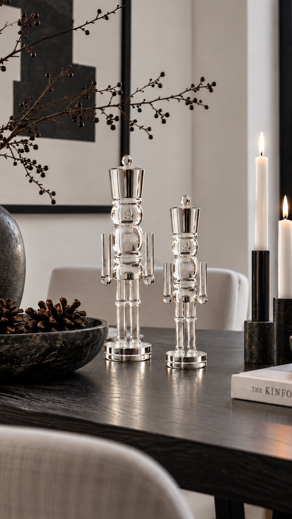 Nussknacker aus Glas | Nordic Christmas | H25cm – Bild 3
