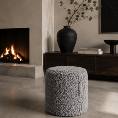 Blomus TEDDY Hocker Grau | Grauer Design-Hocker