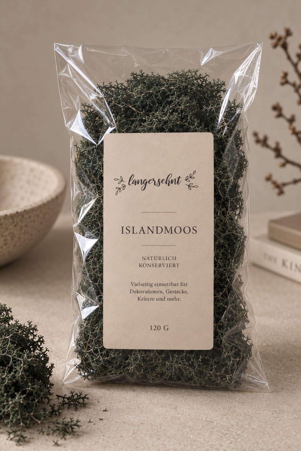 Konserviertes Islandmoos | 120 g | Pine Green
