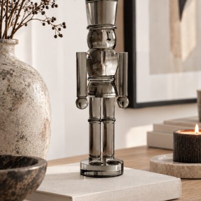 Nussknacker aus Glas | Smoke | Nordic Christmas | H25cm