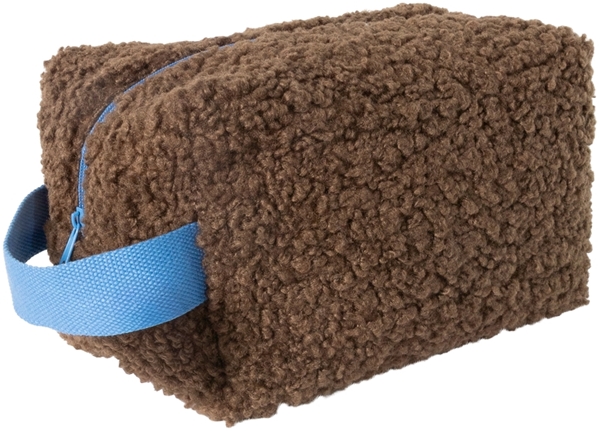 Kosmetiktasche | Teddy | braun | 24cm