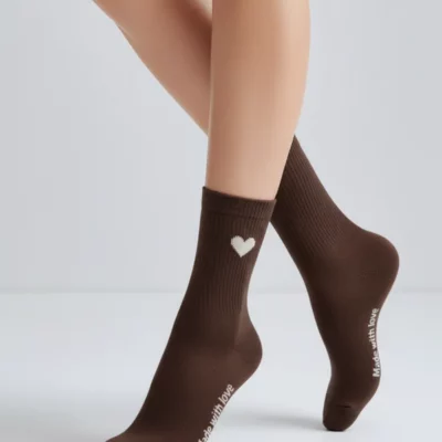 Herzsocken Hiärtken – Schoko