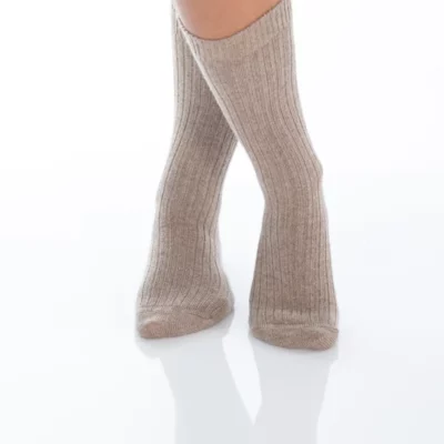 Kaschmirsocken Marie – Camel