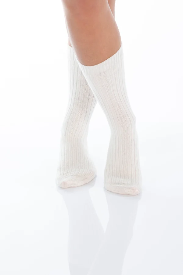Kaschmirsocken Marie – Wollweiß