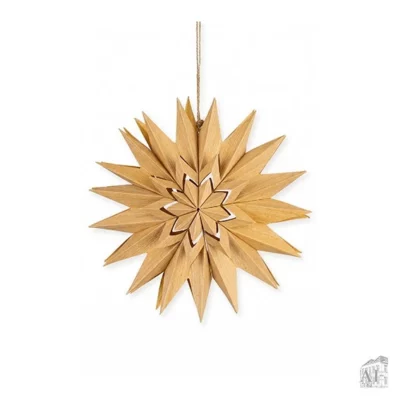 Papierstern Beige – Ø 20 cm