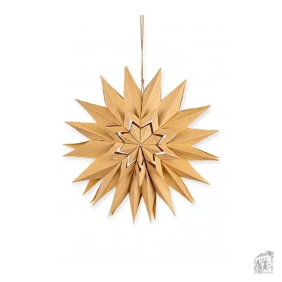 Papierstern Beige – Ø 30 cm