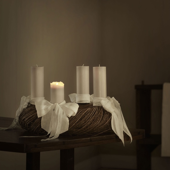 Tine K Home – Weihnachtskranz aus Naturzweigen | Ø 50 cm