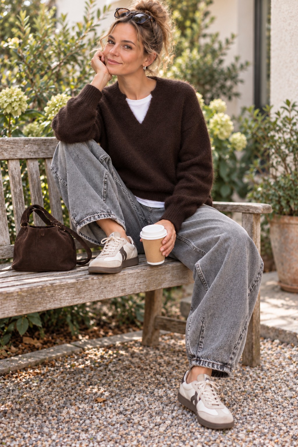Strickpullover Liv | Chocolate