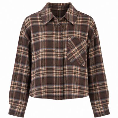 Hemd Runa |  Brown & Blue