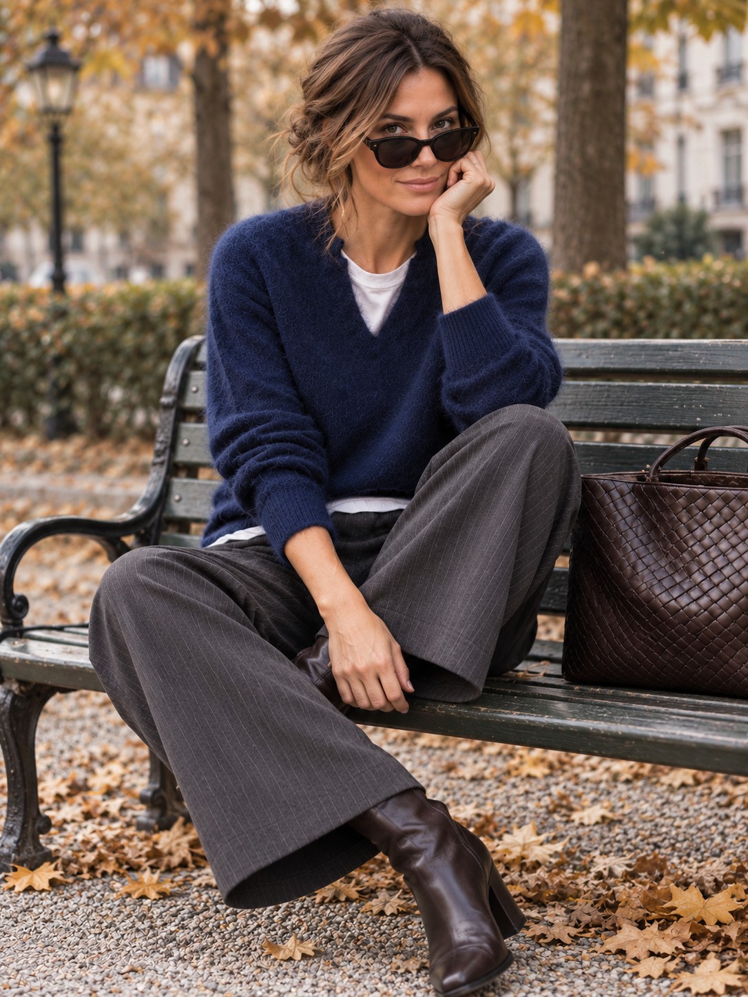 Strickpullover Liv | Marine