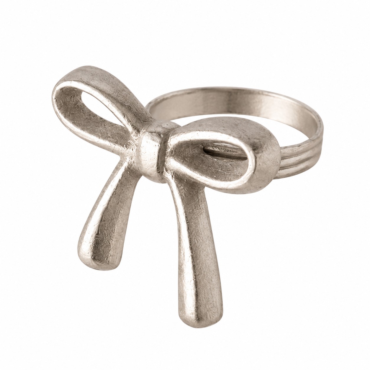 Serviettenring Schleife | Silber – Bild 2