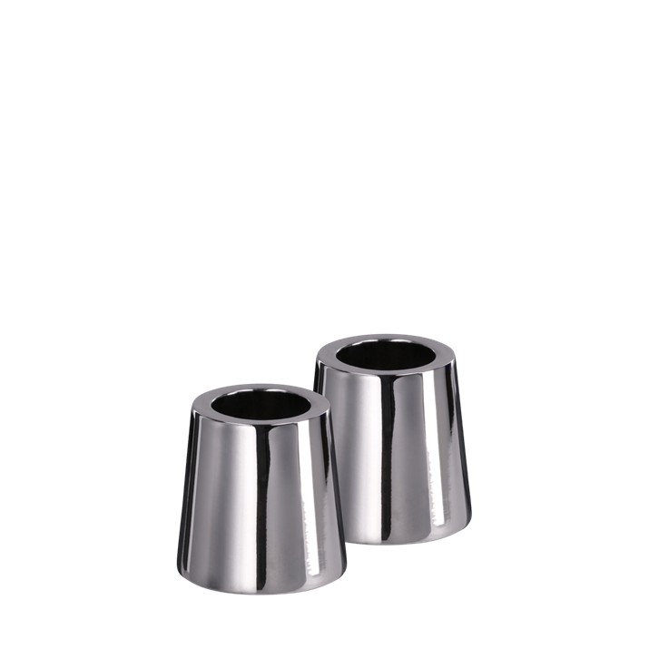 Uyuni Light Mini Kerzenhalter | Chrome | 2er-Set